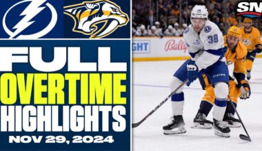 Tampa Bay Lightning at Nashville Predators | FULL Overtime Highlights - November 29, 2024