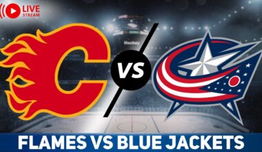 Calgary Flames vs Columbus Blue Jackets LIVE GAME REACTION & PLAY-BY-PLAY