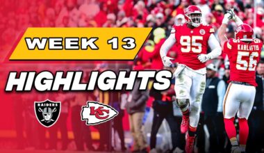 Kansas City Chiefs vs Las Vegas Raiders | MUST-SEE Week 13 Game Highlights