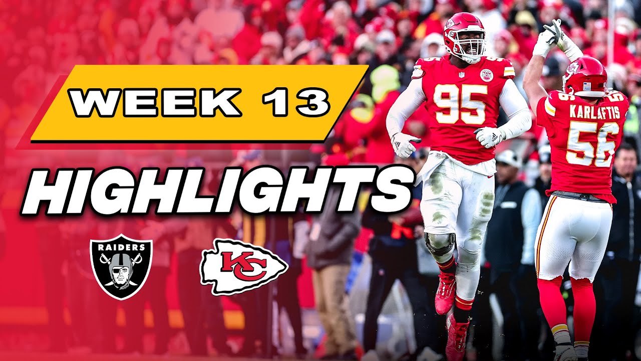 Kansas City Chiefs vs Las Vegas Raiders | MUST-SEE Week 13 Game Highlights