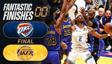 Final 5:44 WILD ENDING Thunder at Lakers 👀🏆 | November 29, 2024