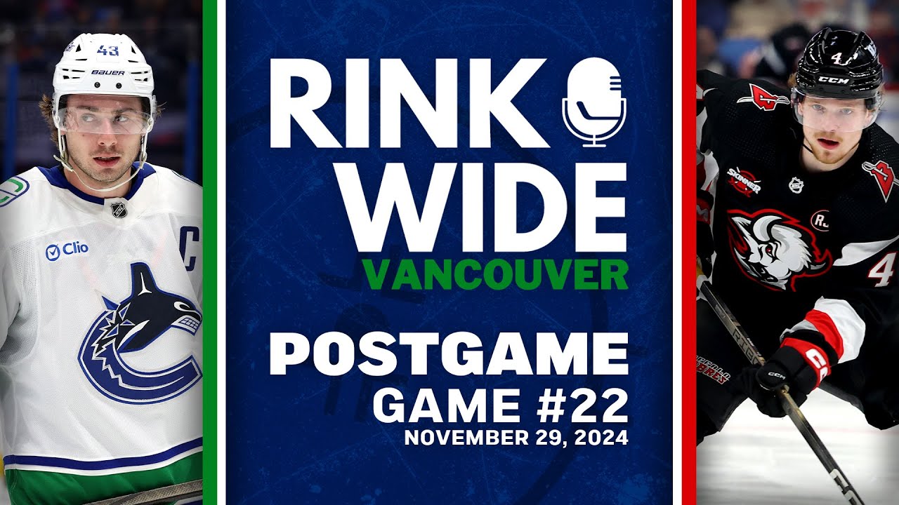 RINK WIDE POST-GAME: Vancouver Canucks at Buffalo Sabres | Game 22 - Nov. 29, 2024