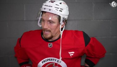 Donovan Sebrango, Thomas Chabot, Travis Green Media Availability Nov 29