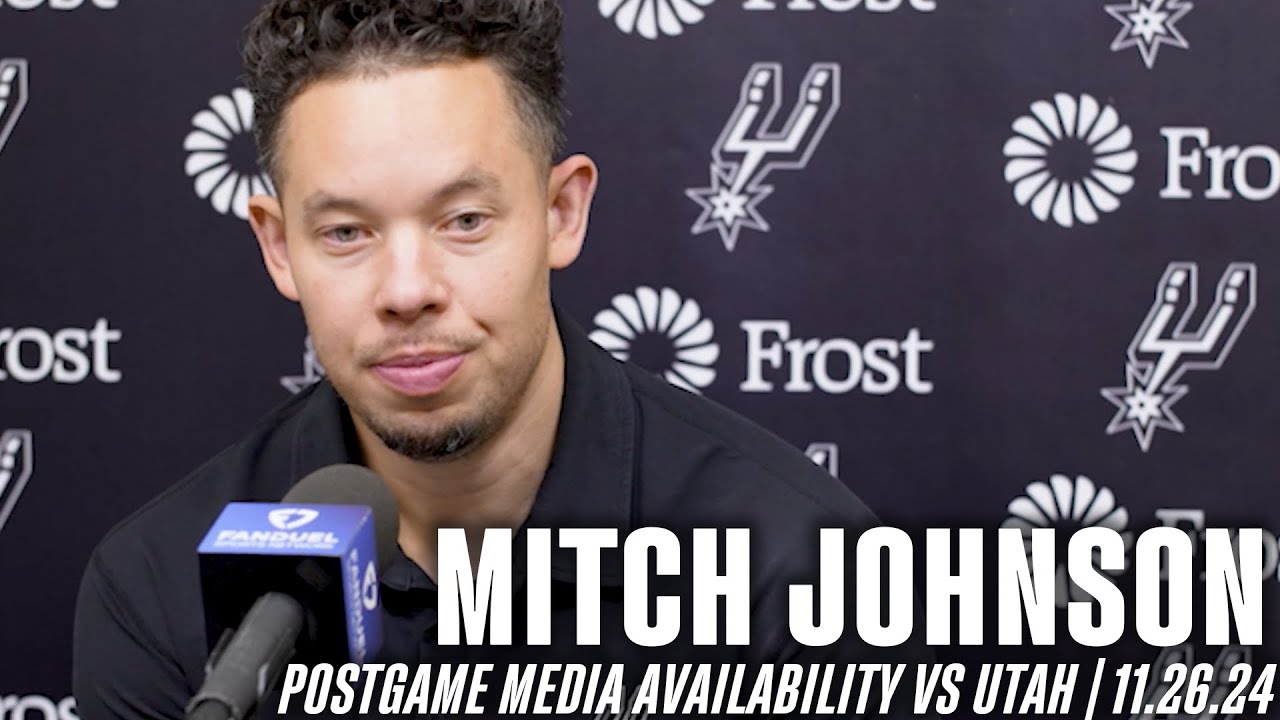 Mitch Johnson's Postgame vs Utah Jazz | 11.26.2024
