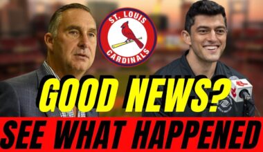 GOOD NEWS IN CARDINALS? SEE WHAT HAPPENED NOW! MOZELIAK SAY NOW! ST. LOUIS CARDINALS NEWS
