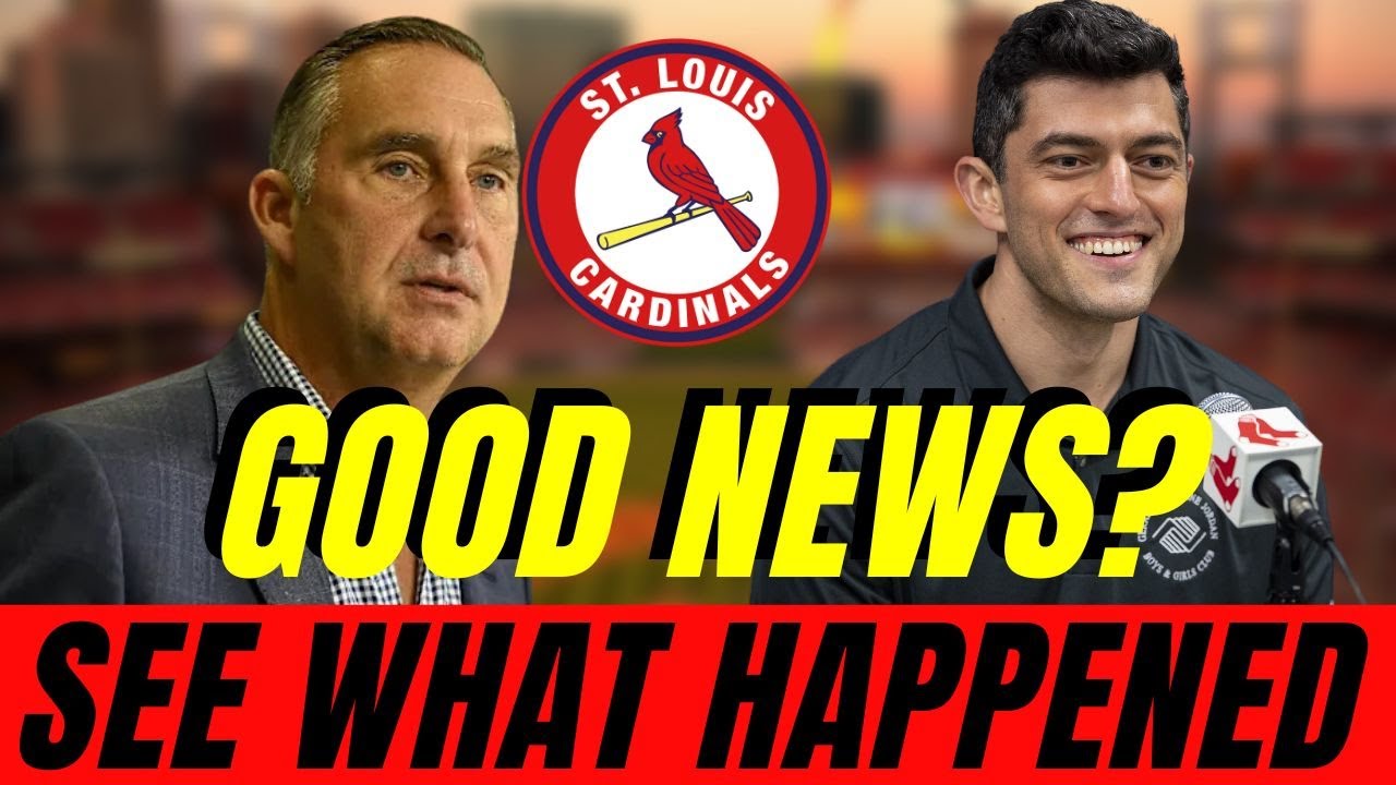 GOOD NEWS IN CARDINALS? SEE WHAT HAPPENED NOW! MOZELIAK SAY NOW! ST. LOUIS CARDINALS NEWS