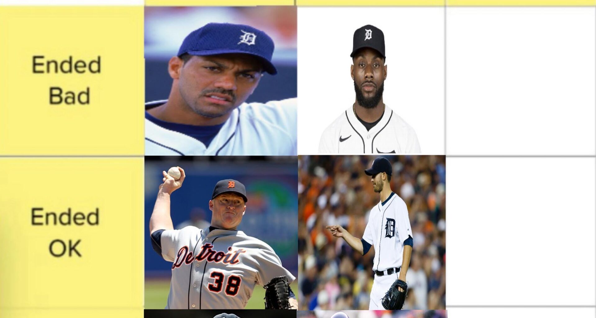 Day 7: Granderson started out ok, but turned into one of the most beloved Tigers. Who started great, but ended horribly?
