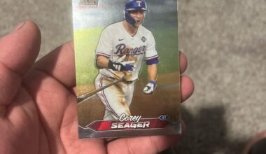 Courageous about this corey seager topps card
