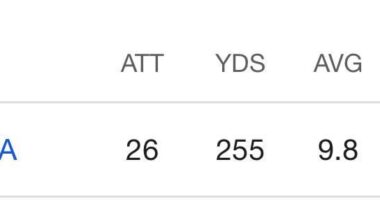 Saquads just ran for 255 yards in a game…