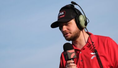 Pit reporter James Pike called race after tech collapse