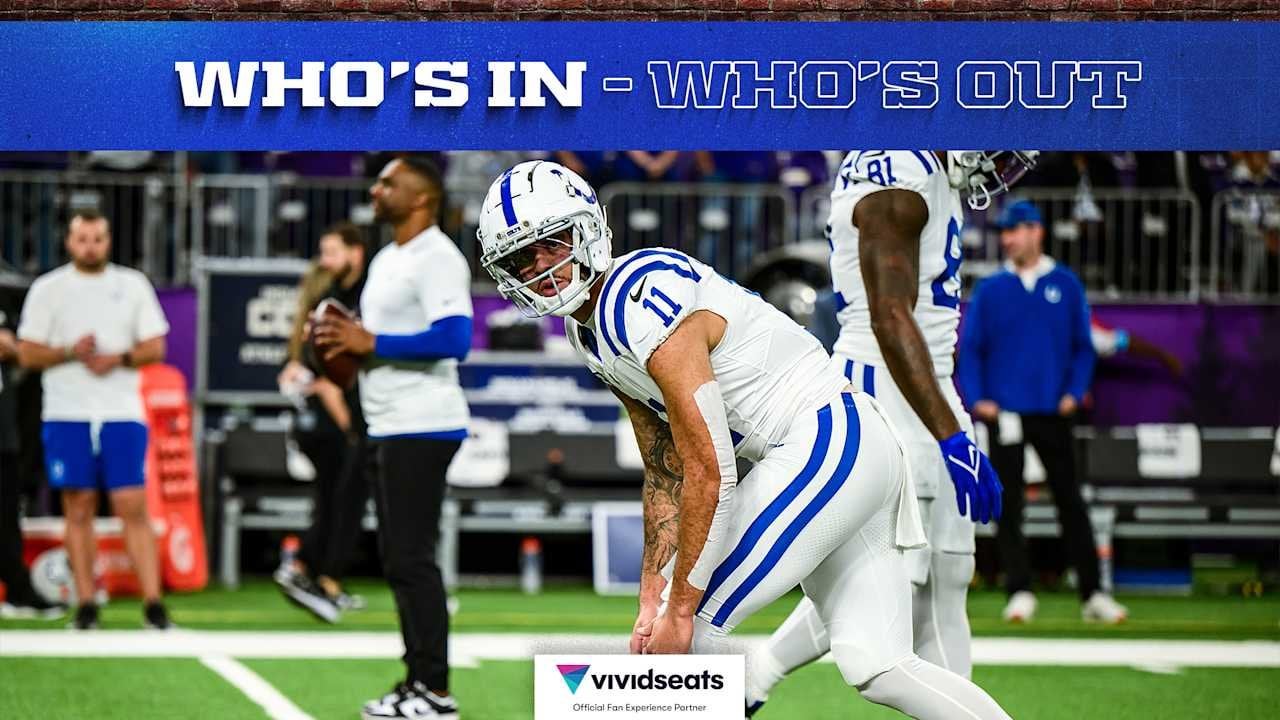 Colts rule out WR Michael Pittman Jr. for Week 10 game vs. Buffalo Bills