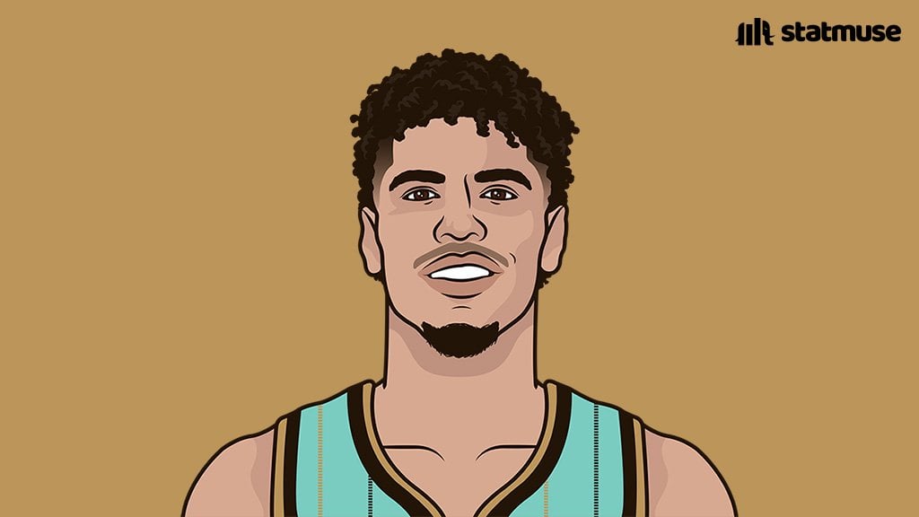[StatMuse] LaMelo this season: 1st in total points, 1st in 4th quarter points, 2nd in 3PM, 1st in 4th Quarter 3PM