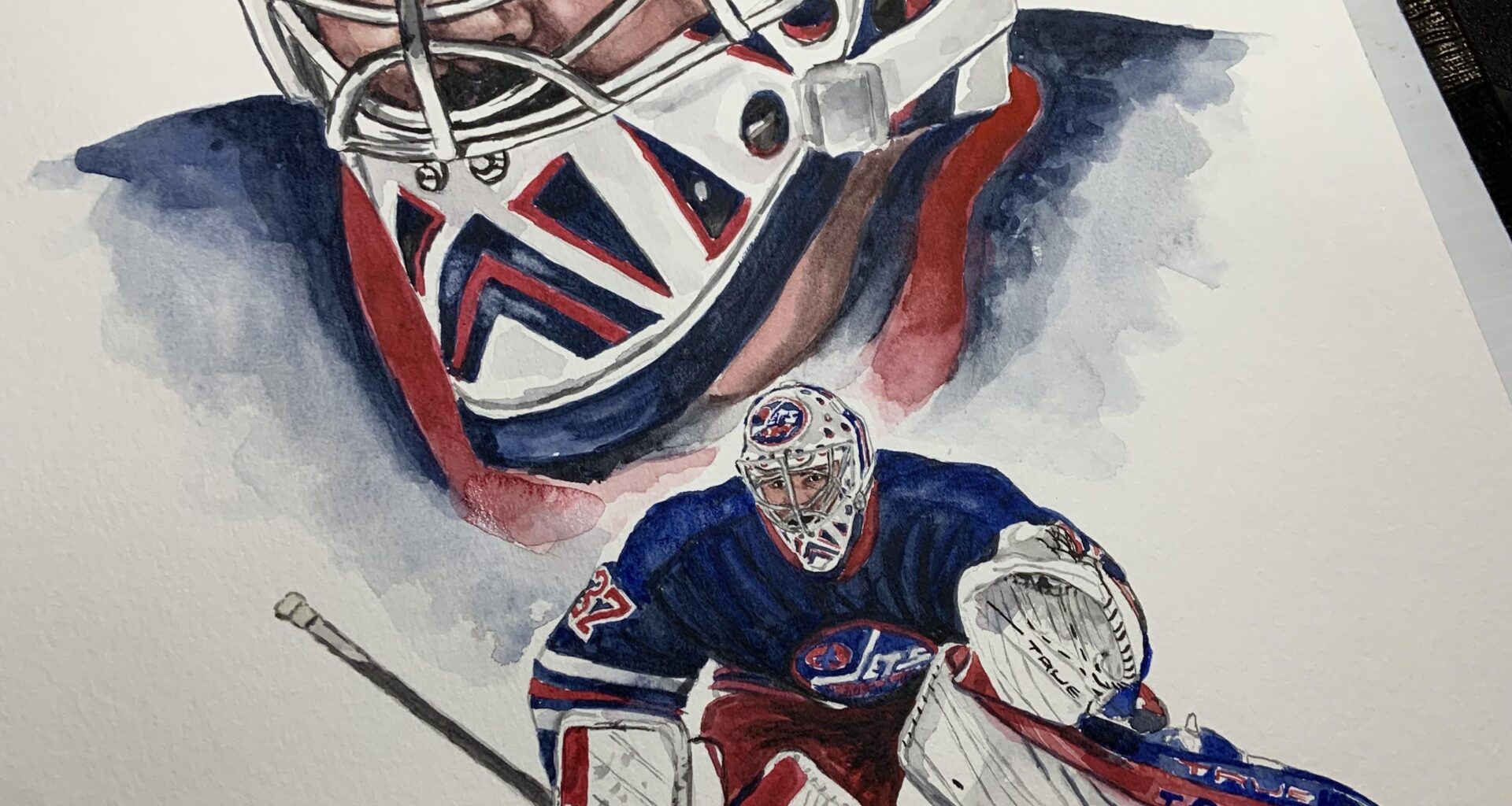 Watercolour of Connor