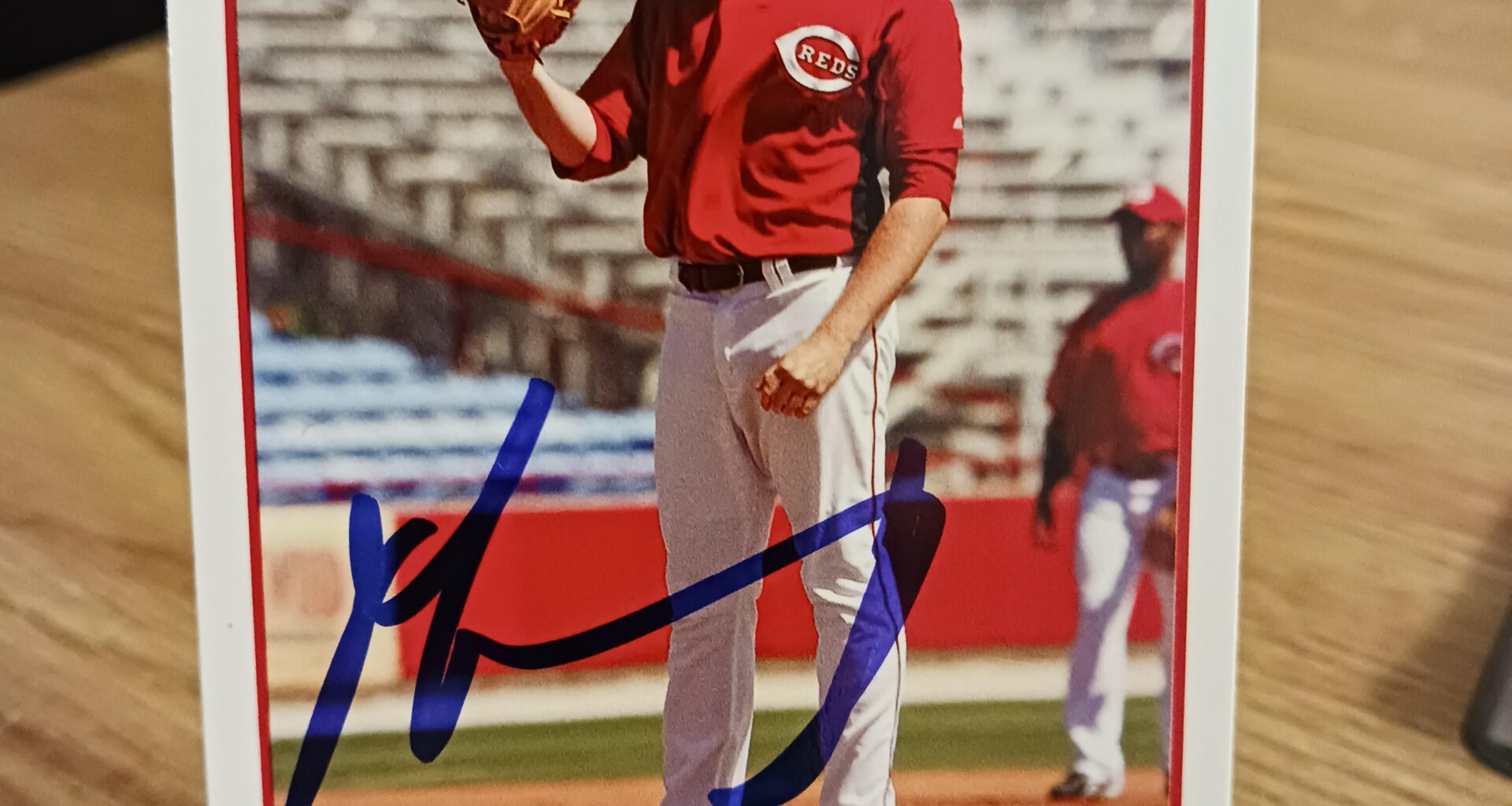 Posting a Reds autographed card every day until we win the World Series. Day 526: Matt Maloney