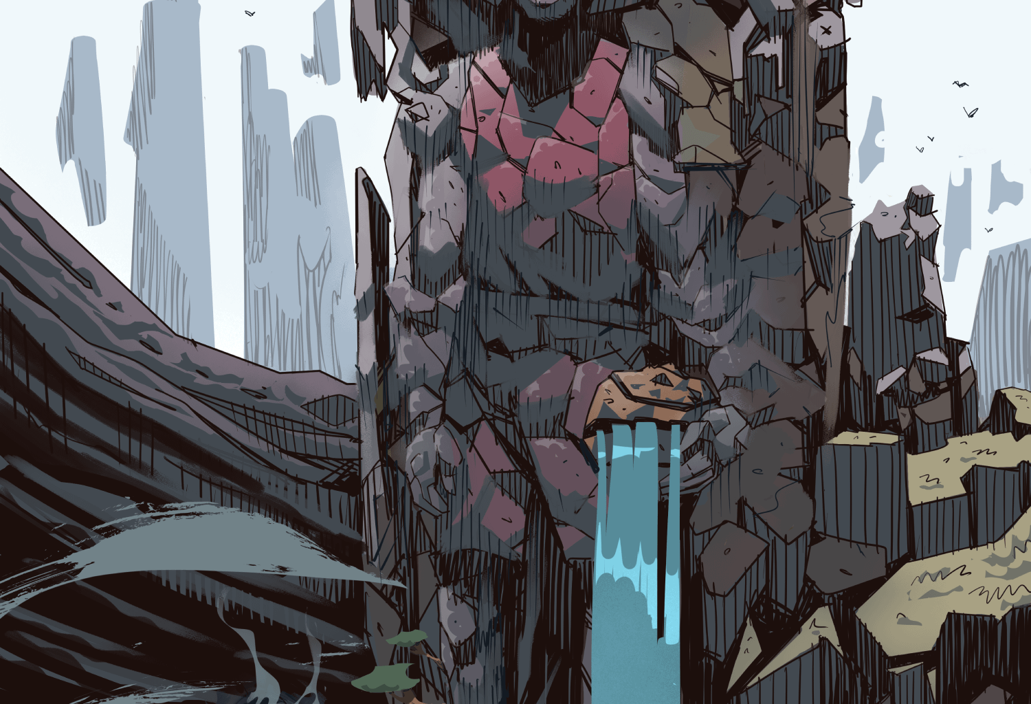 [OC] Jarrett Allen (Golem) joins Donovan Mitchell in Okaymon as the newest card!