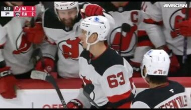 Jesper Bratt Hat Trick vs Florida Panthers 11/14/2024