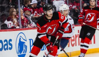 The New Jersey Devils have recalled defenseman Nick DeSimone from the Utica Comets