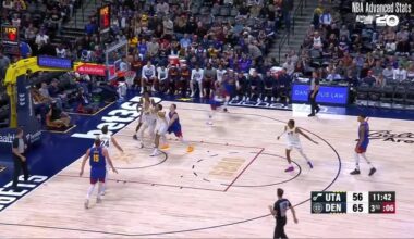 Jokic posts up Walker Kessler