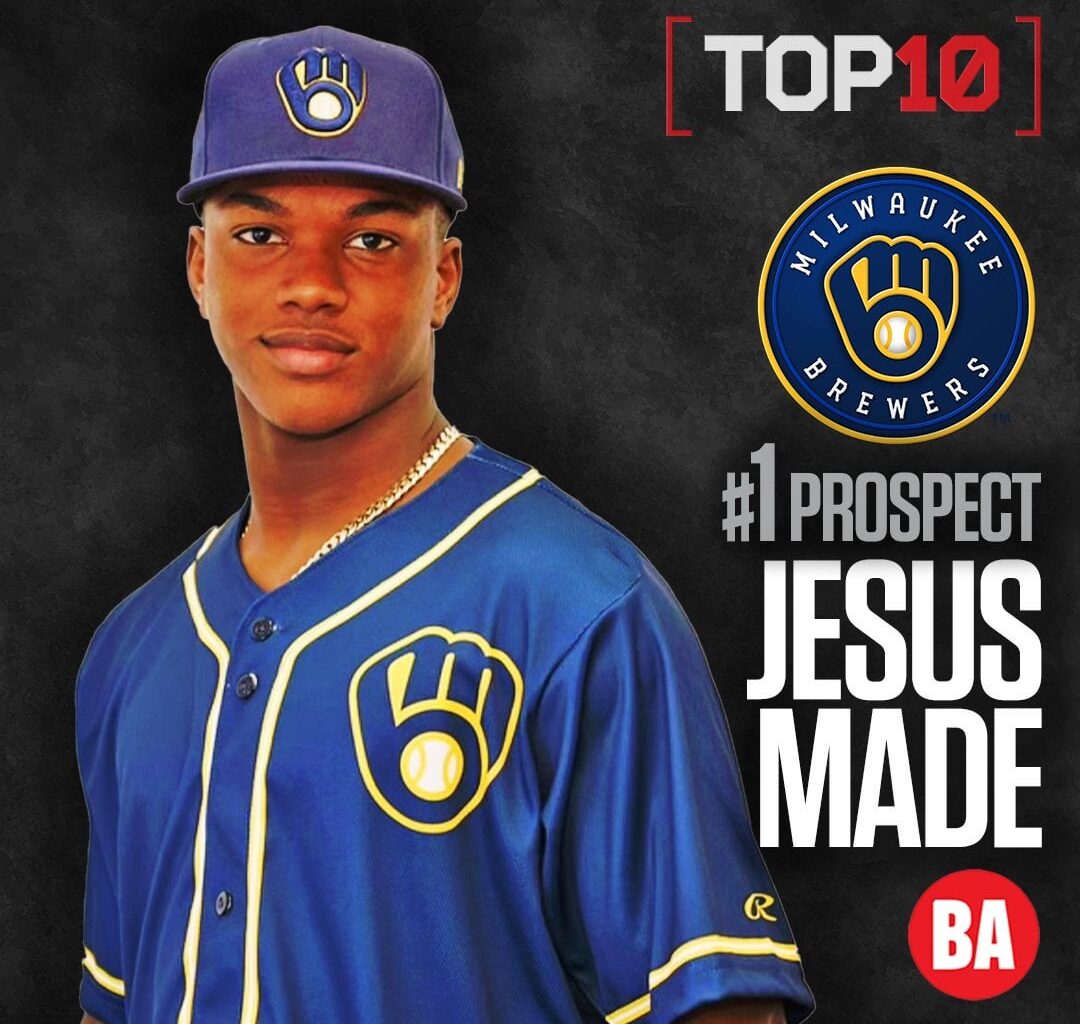 [Baseball America] NEW 2025 BREWERS TOP 10 PROSPECTS 🚨 Jesus Made has the chops to follow in the footsteps of Jackson Chourio as the organization’s next international star.