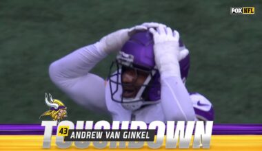 [NYGDaily] Daniel Jones has some experience throwing to Vikings players. His first touchdown of the season was a pass to Andrew Van Ginkel.