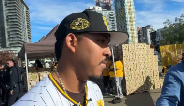 [97.3TheFan] Padres pitcher Jeremiah Estrada discusses why he wanted to be involved in the organization’s initiative to distribute Thanksgiving turkeys and traditional sides to 1,000 underserved families in San Diego.