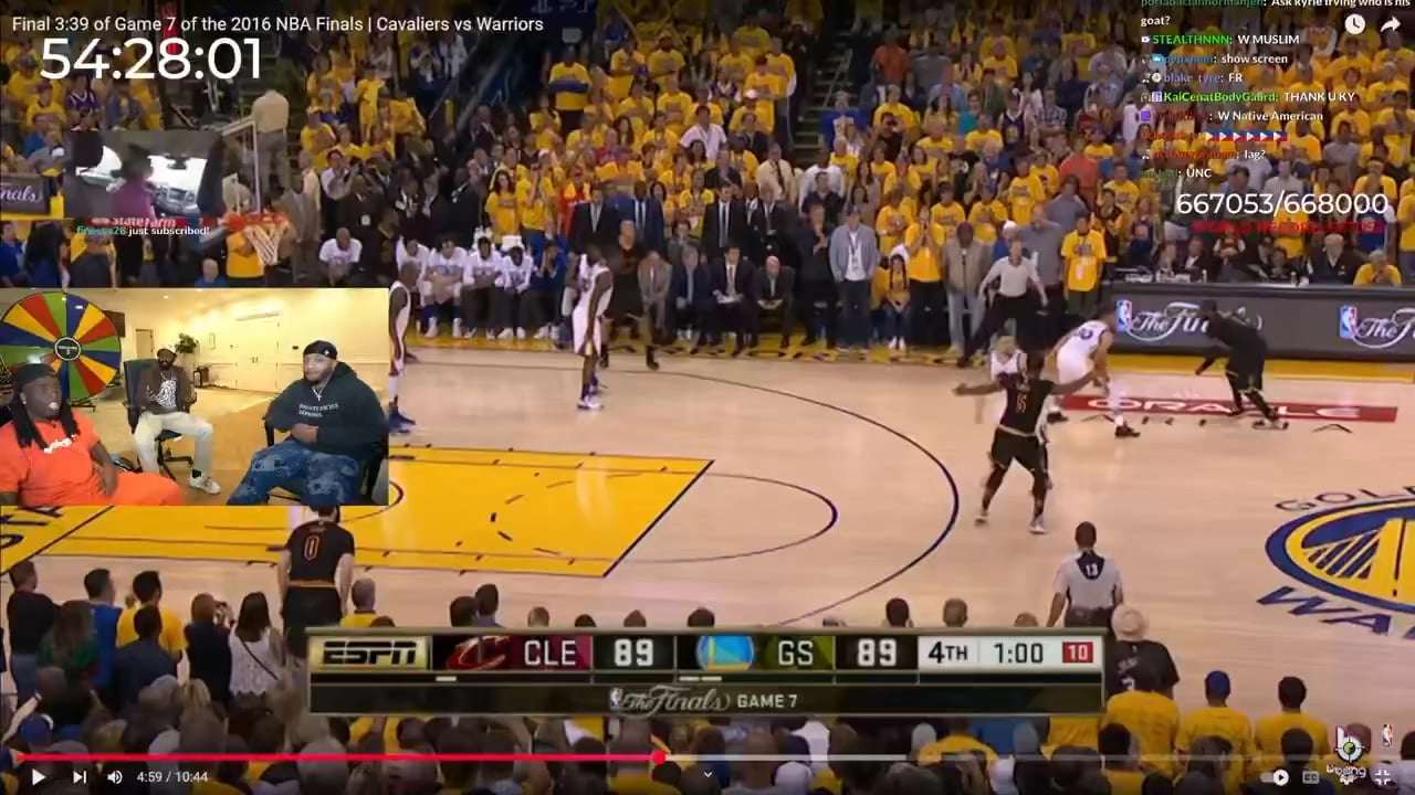 Kyrie on his iconic Game 7 shot over Curry