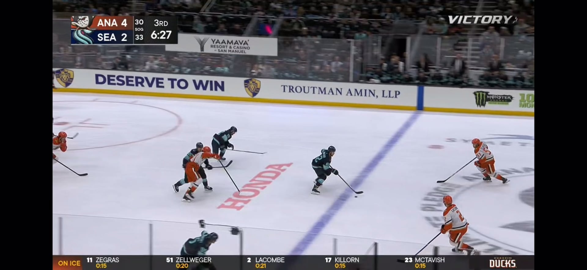 Zegras getting a boost 😂 some beer league shit