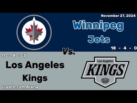 Winnipeg Jets vs Los Angeles Kings | November 27, 2024 | All Goals
