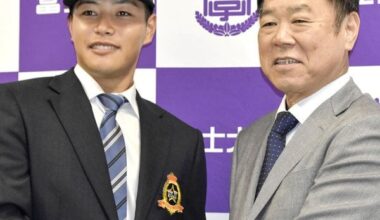 🇯🇵 Orix's first-round draft pick, Yusuke Mugiya, had to transfer schools after being abused by a senior in high school. He transferred to a local high school and, with the support of those around him, went on to college and was selected as the first pick in the draft.