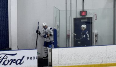 [David Alter] Leafs practice set to begin for team travels to Florida. Auston Matthews set to take part.