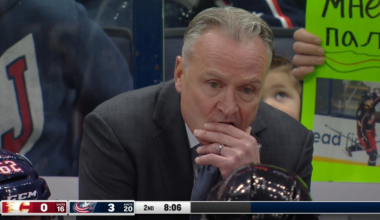 Dean Evason's reaction while talking to the referee