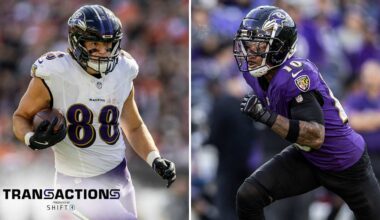 Ravens Place Charlie Kolar, Arthur Maulet on Injured Reserve