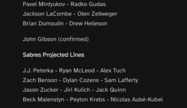 Projected Lines for Tonight from Derek Lee