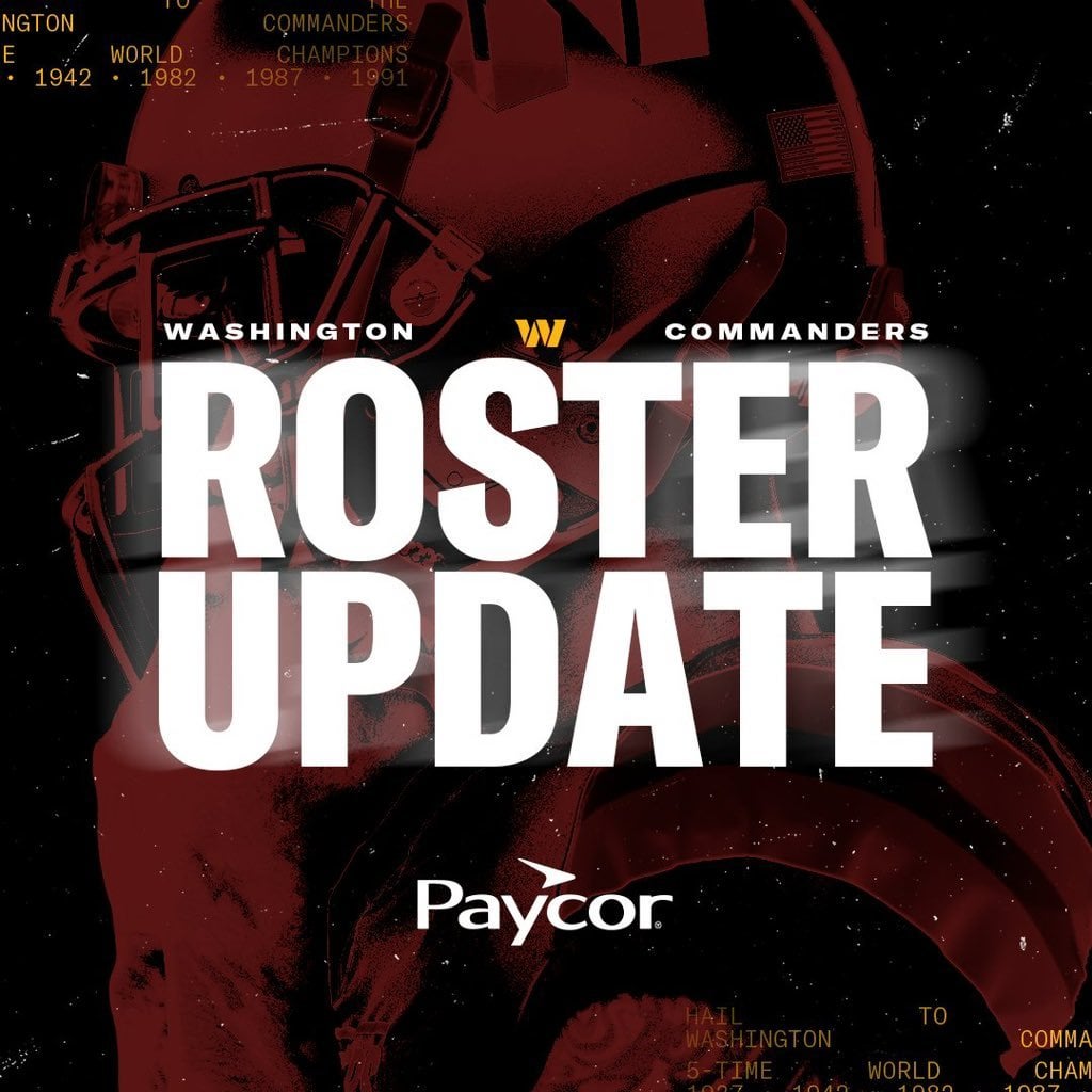 We have made the following roster moves:
-- Signed RB Chris Rodriguez Jr.
-- Placed K Austin Seibert on the Reserve/Injured List
-- Signed DT Viliami Fehoko Jr. to the practice squad
-- Released G Marquis Hayes from the practice squad