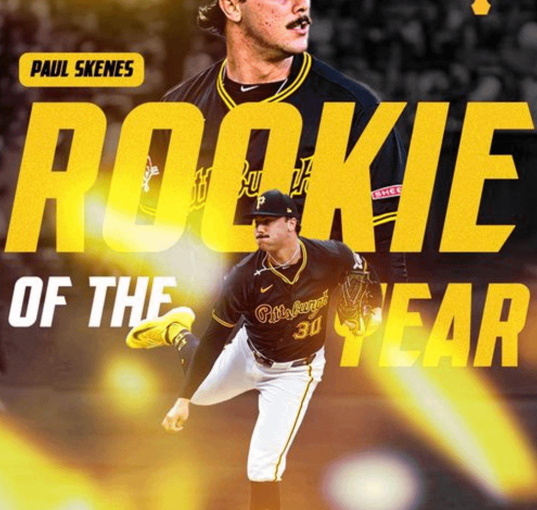 PAUL SKENES IS THE NL ROOKIE OF THE YEAR😤🏆