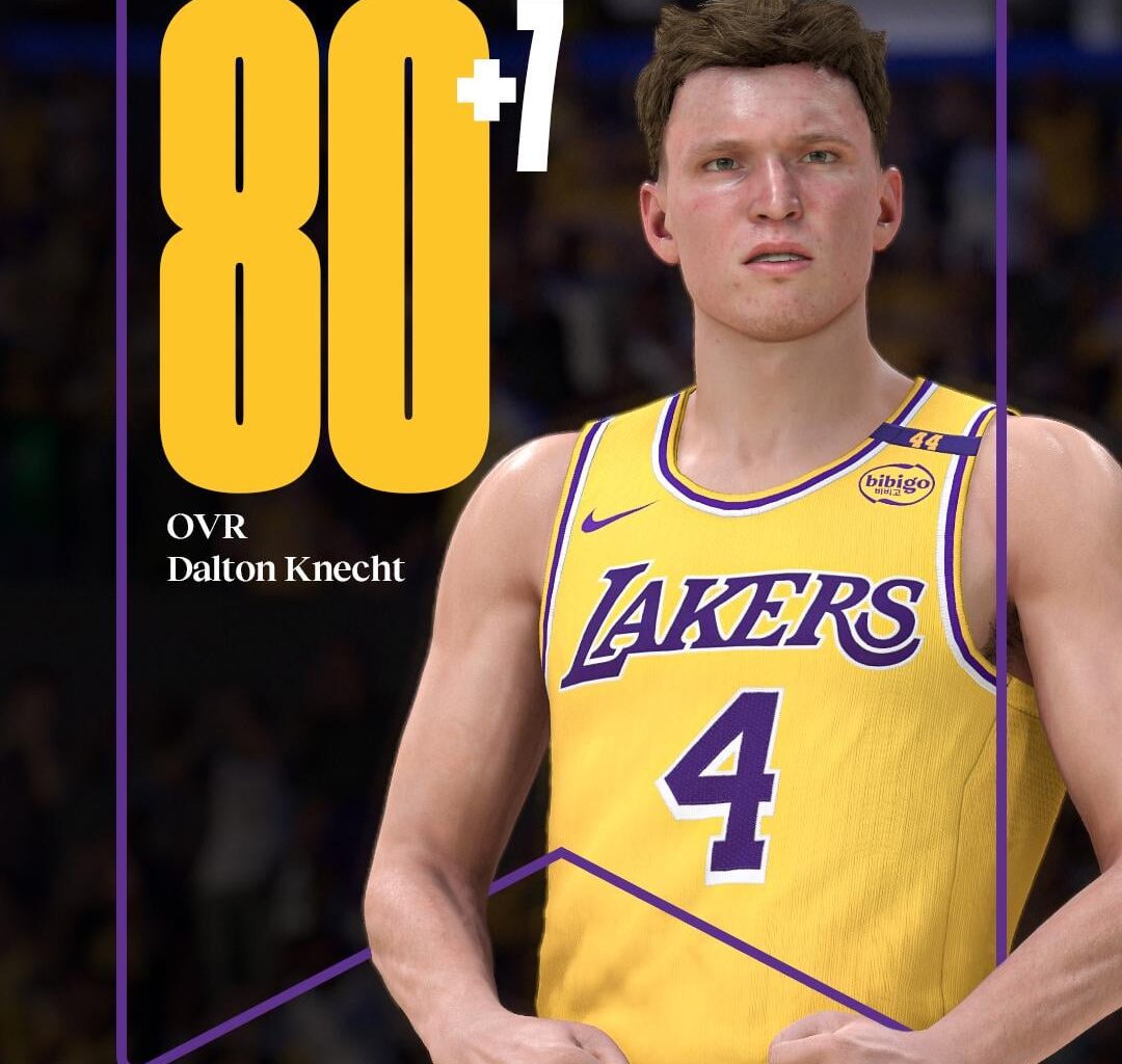 Dalton Knecht gets huge 2k rating upgrade