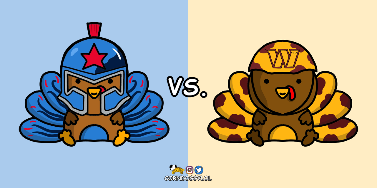 Tennessee Titans Week 13 Matchup Doodle :) Happy Thanksgiving !