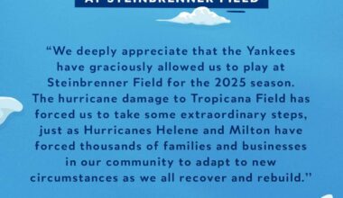 best option for the Rays in 2025 honestly, 32 mins north according to Google Maps which still is logistical for fans