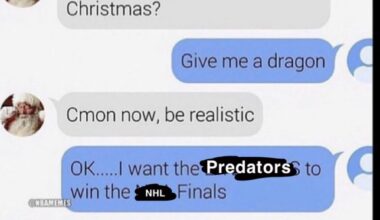 Preds fans (me) be like