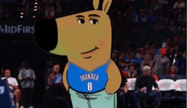 When they say your team is just a 2nd round exit and full of free throw merchants but you’re just a chill guy that wants to Thunder up