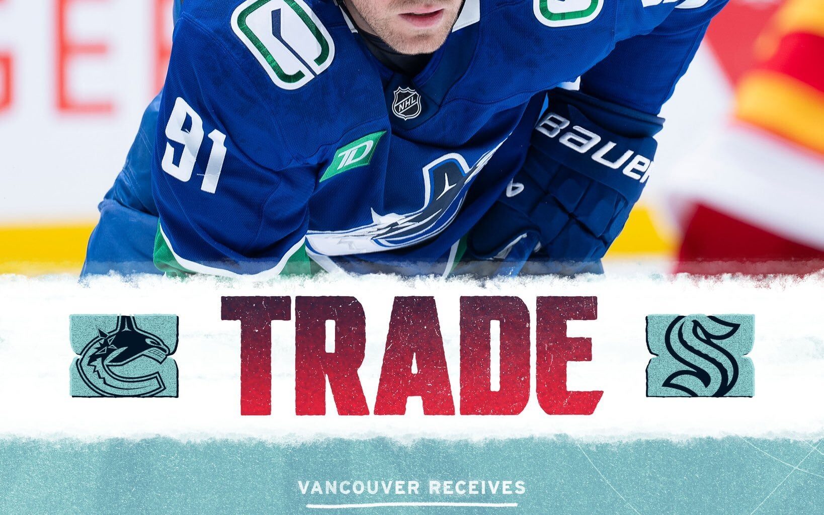 (Former Wings News) Sprong traded to the Kraken for Future Considerations