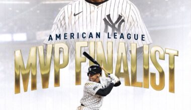 “Congratulations to @JuanSoto25 on being on being named a 2024 American League MVP finalist!” @NYYankees