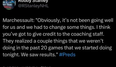 Coaching staff told them they should try scoring