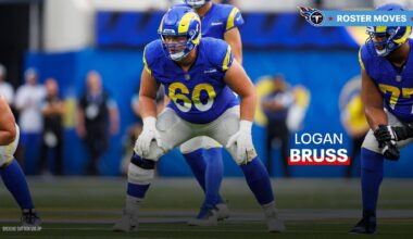 The @Titans have claimed former @RamsNFL offensive lineman @LoganBruss off waivers.