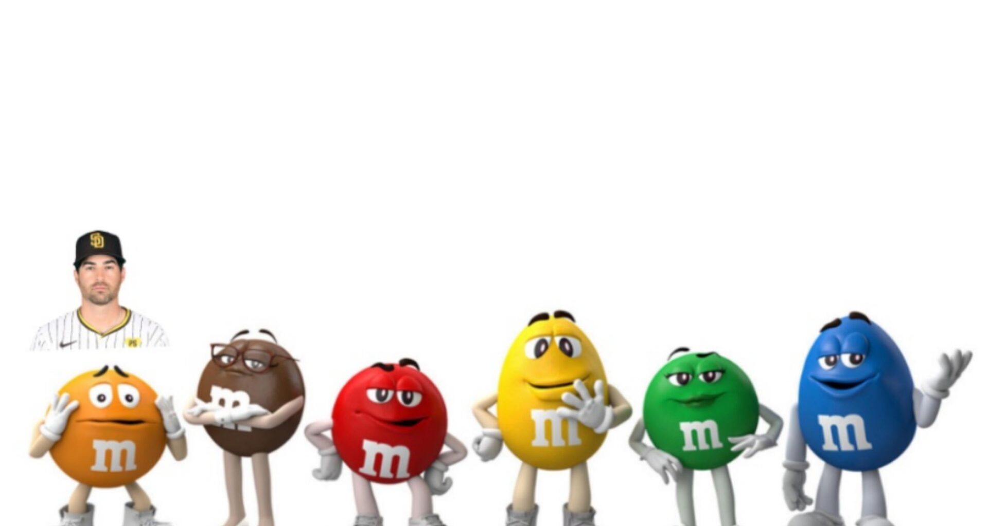 Jake Cronenworth has been voted for Orange m&m stereotype now who is the brown m&m?
