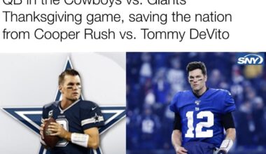 Playing all-time QB on Thanksgiving he’s just like me