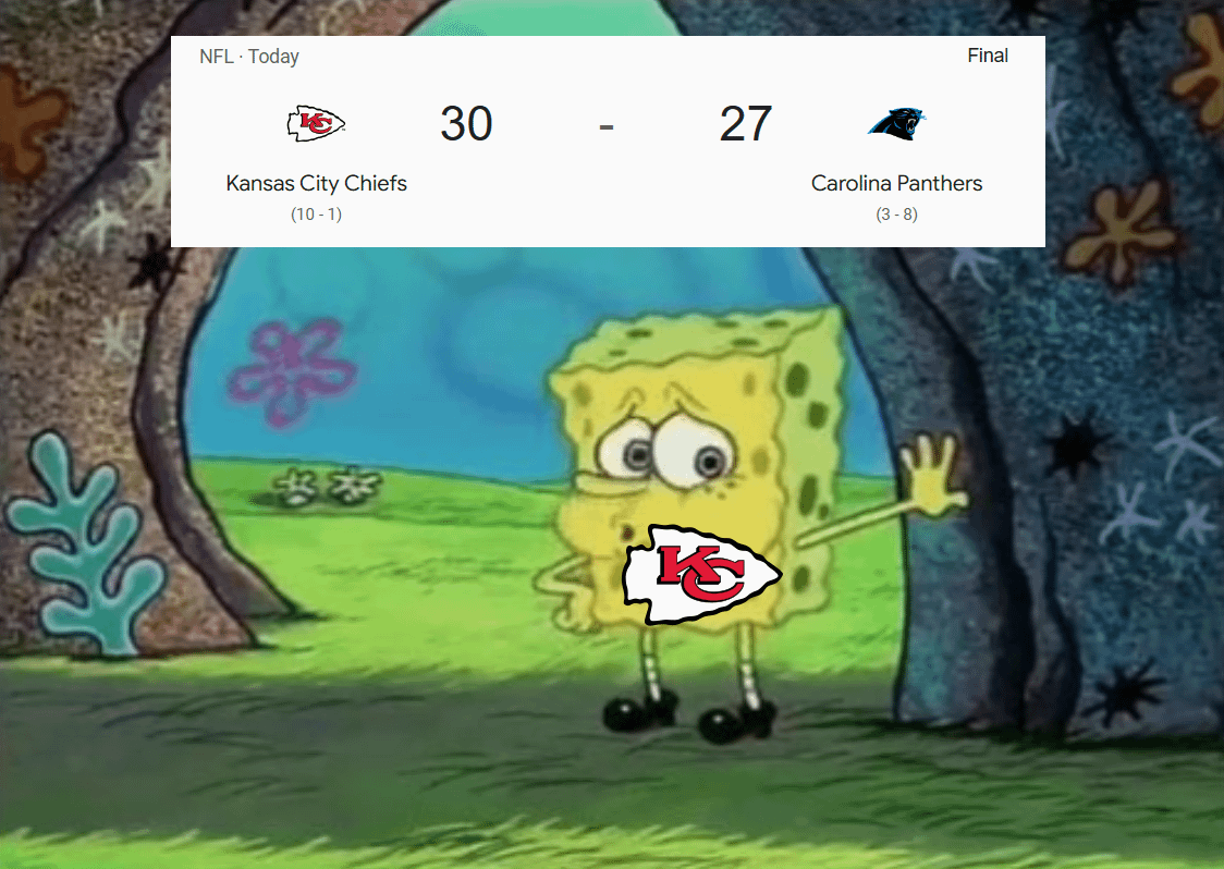 So close to the funniest thing ever.