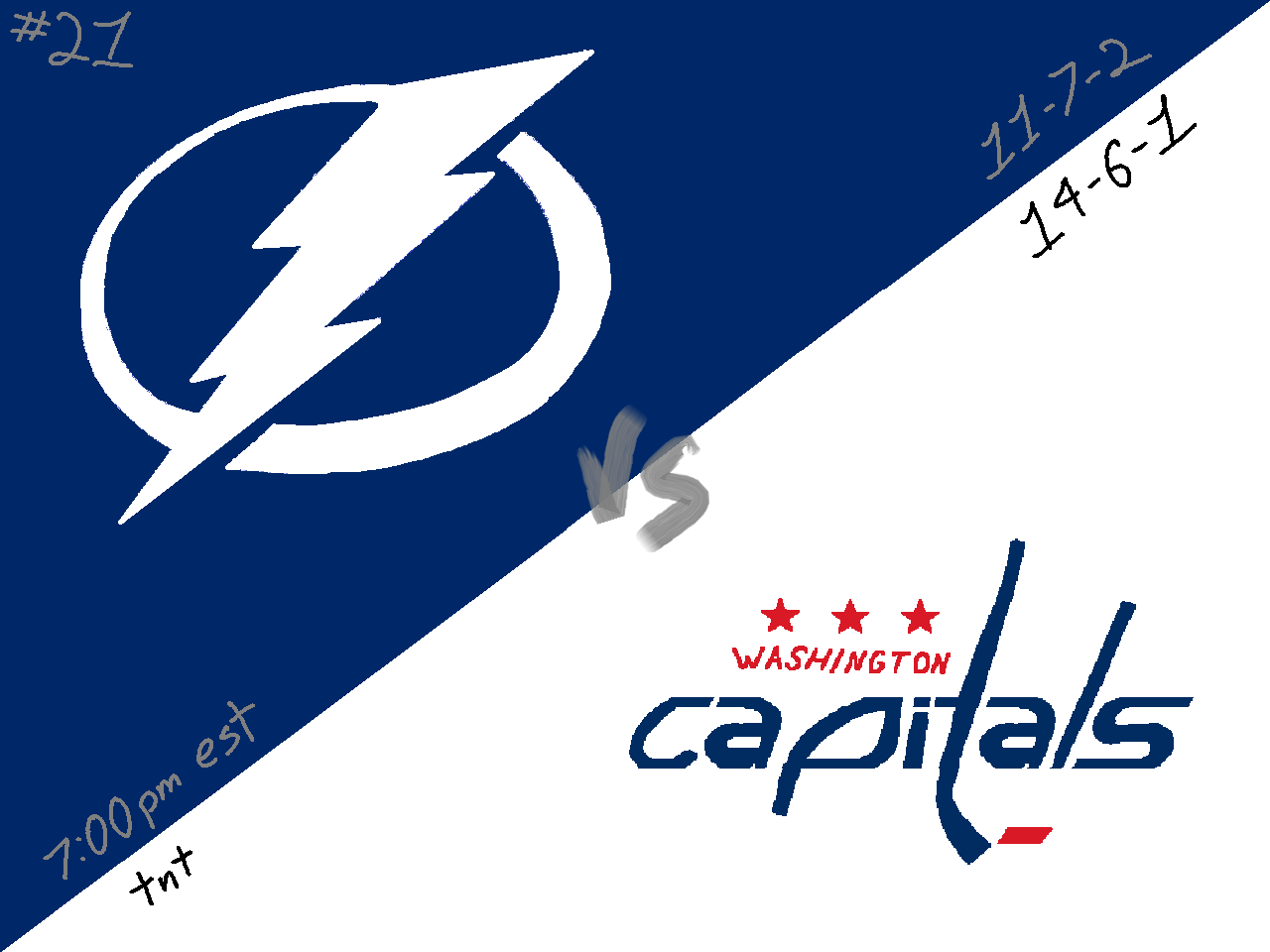 [pregame] tampa bay lightning vs washington capitals - 7:00pm est - 11/27/24 - tnt - turkey eve edition