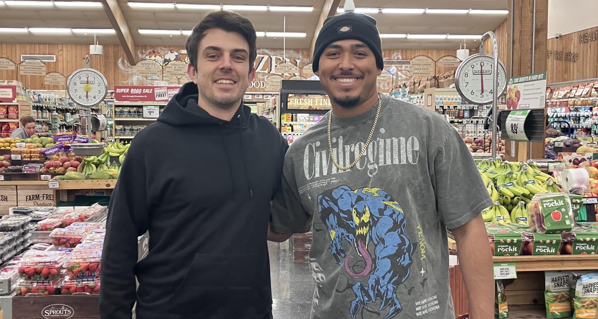 I ran into Jeremiah at the grocery store