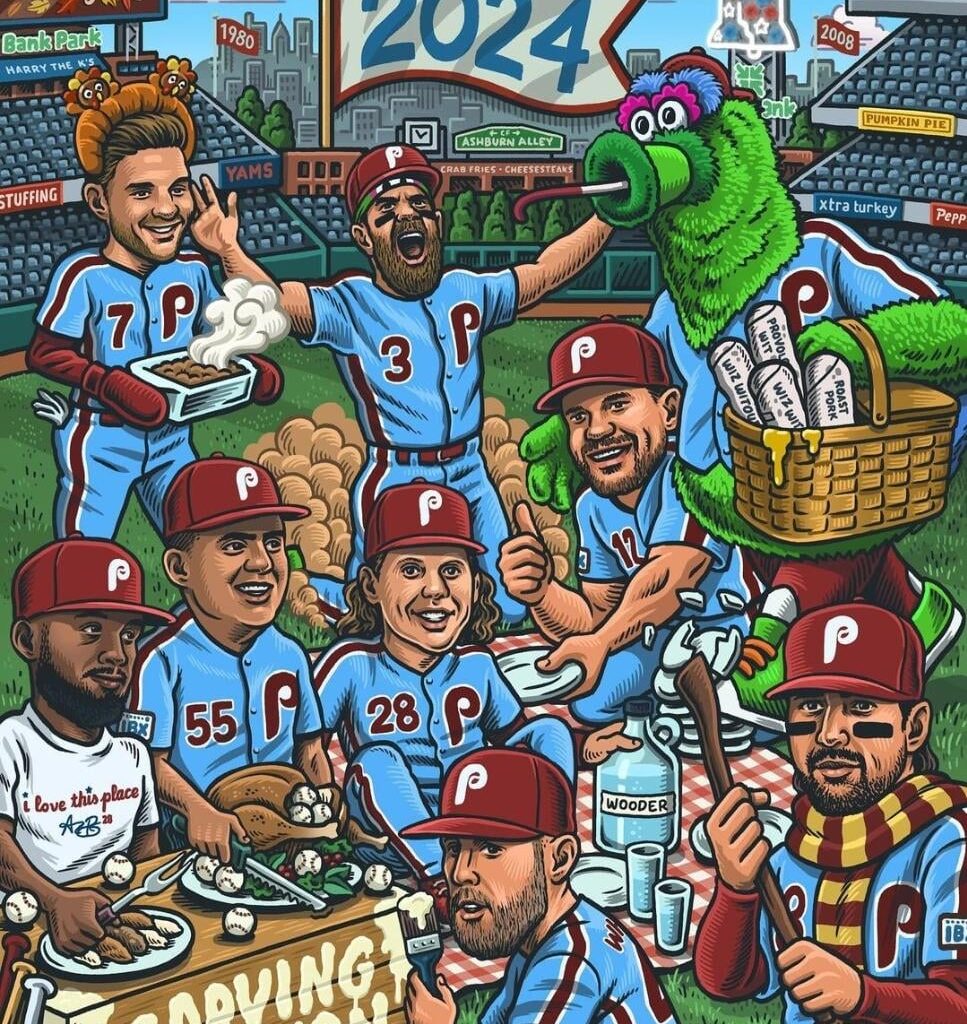 [Phillies via IG] From our home to yours. Have a safe and Happy Thanksgiving!